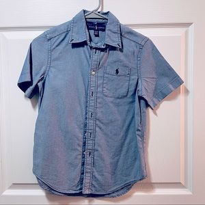RALPH LAUREN boys button down shirt,  size M 10-12